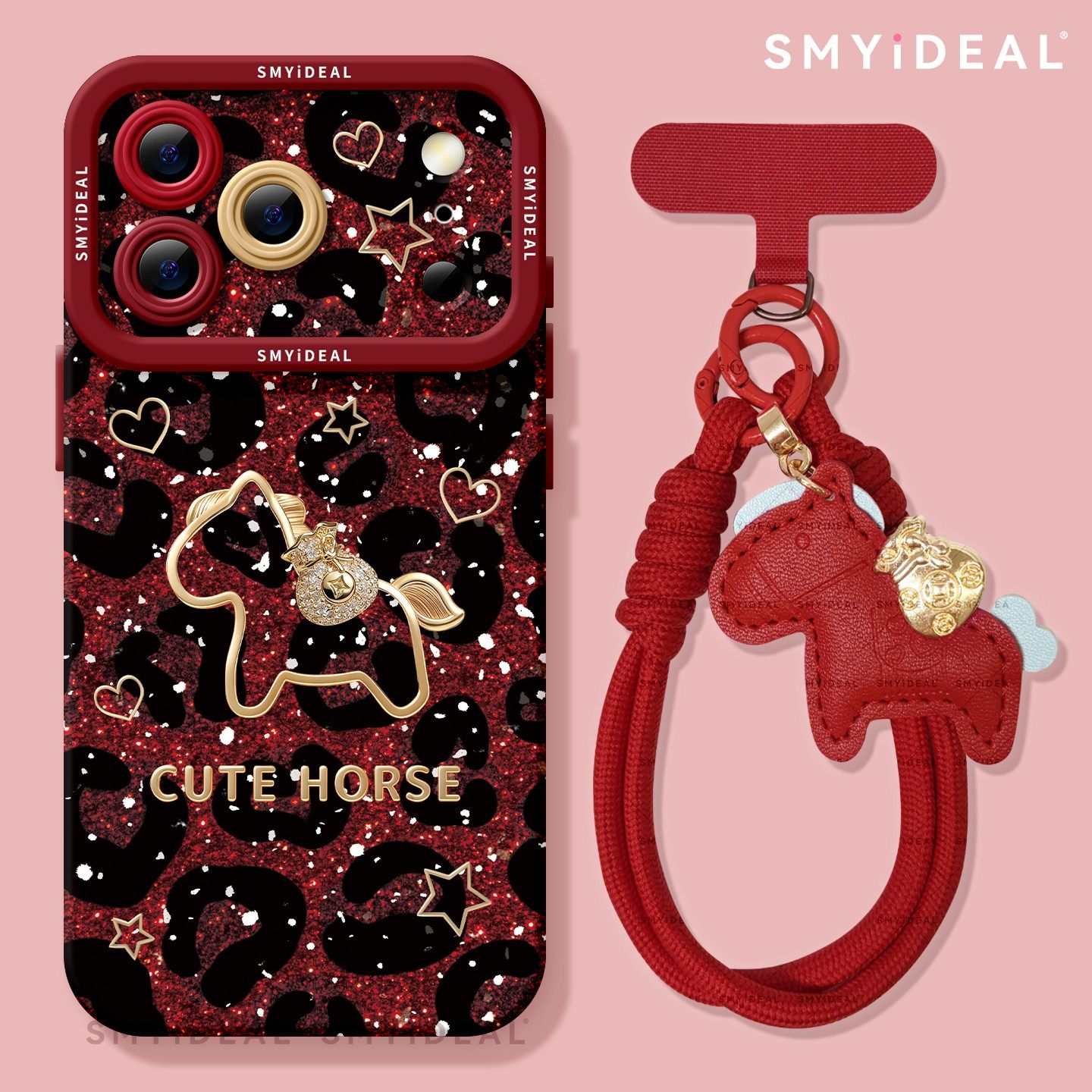 本命年适用苹果17promax手机壳iphone17新款2026马年红色16pro外壳的11豹纹小马15超好看喜庆13过年12pro新年,3C数码配件,手机保护套/壳,淘宝优惠券,粉丝福利购,淘宝优惠卷