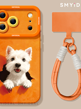 萨摩小耶适用苹果17promax手机壳iphone17新款2025高级感16pro外壳的11网红爆款ip15超好看镜头13全包12橙色