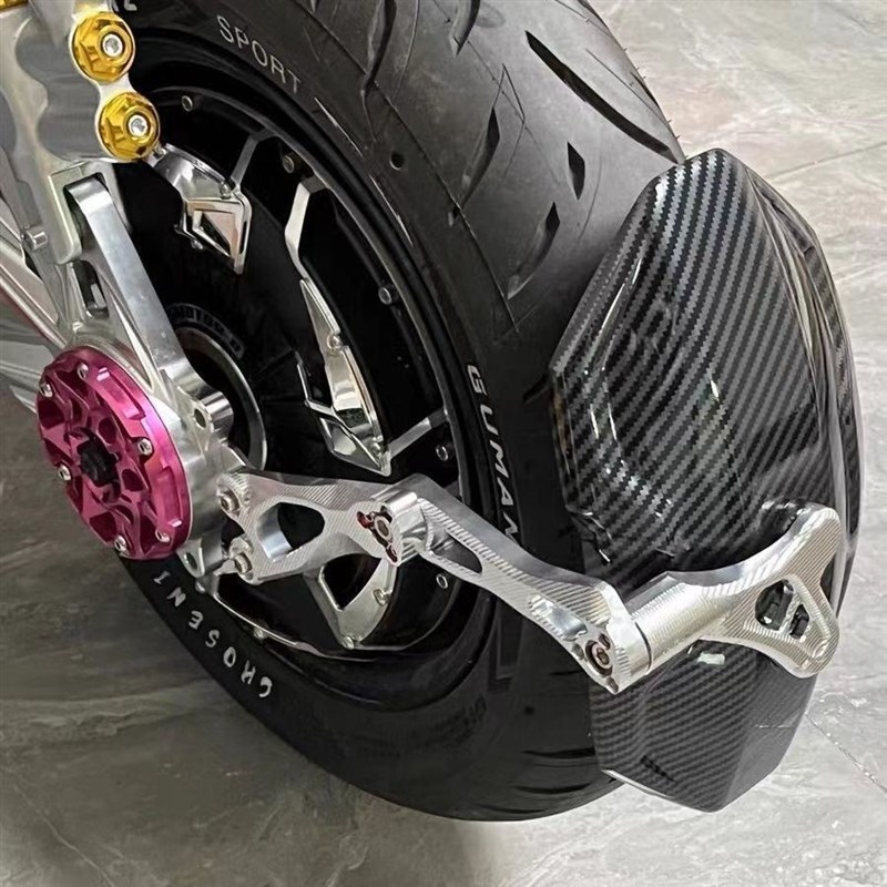 适用小牛后挡泥板改装大牛NIS九号f90机械师通用后盾电动车挡泥板