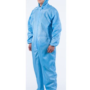 防尘服光面喷漆服喷塑防静电防护服劳保服衣服连体喷粉工作服隔离