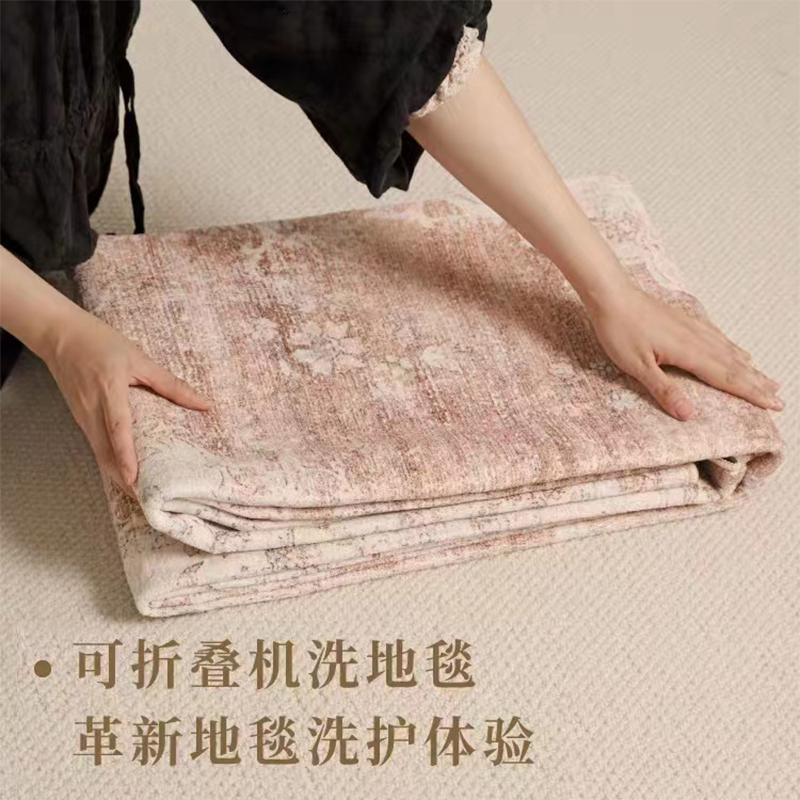 圆形地毯卡通儿童动物地垫可水洗可机洗客厅卧室床边毯儿童爬行垫