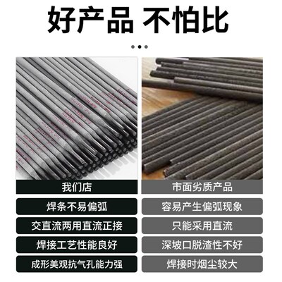 电焊条金桥牌2.5/3.2/4.0焊条普通422铸铁生铁不锈钢焊条耐磨万能