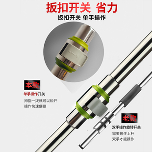 家用吸水墩布配件神器自动地拖布杆 优洋旋转拖把杆一拖净通用新款