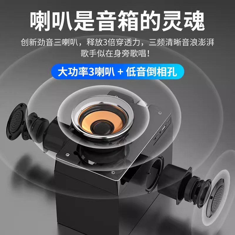 2024新款带收音机高端蓝牙音响一体机半导体老年人插卡小音箱