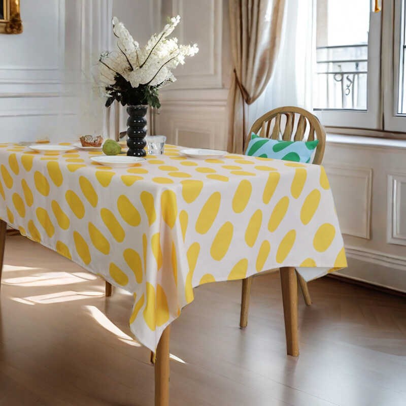 【新品】北欧餐桌布防水桌布家用餐厅茶几盖布美式斗柜书桌长台布