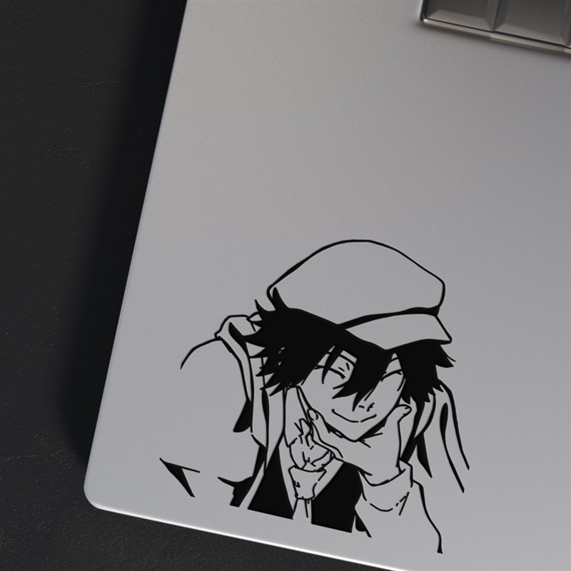 漫能文豪野犬镂空贴纸马克杯陶瓷杯保温杯ipad防水转印贴周边中原