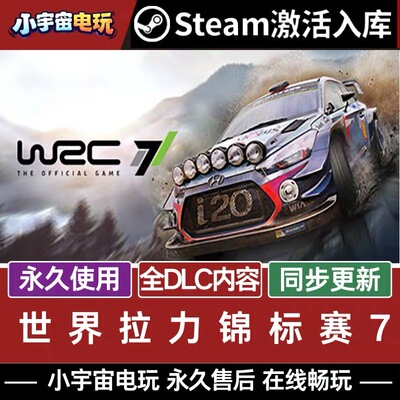 Steam正版WRC7 FIA World世界汽车拉力锦标赛7 国区PC激活码CDKey