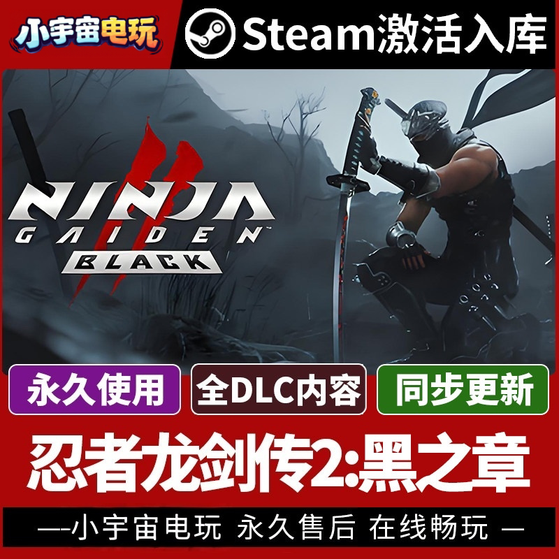 【忍者龙剑传2:黑之章】Steam正版游戏授权 NINJA GAIDEN 2 Black