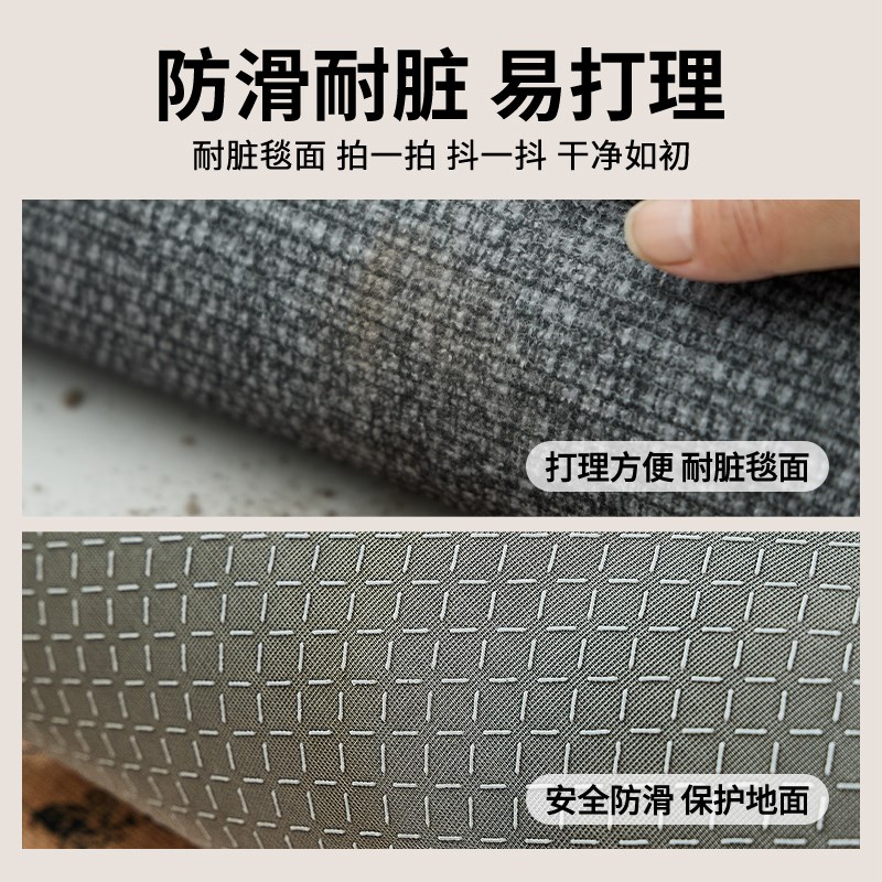 厨房地垫防滑防油防水地毯免洗可擦家用长条垫子耐脏门垫吸水脚垫