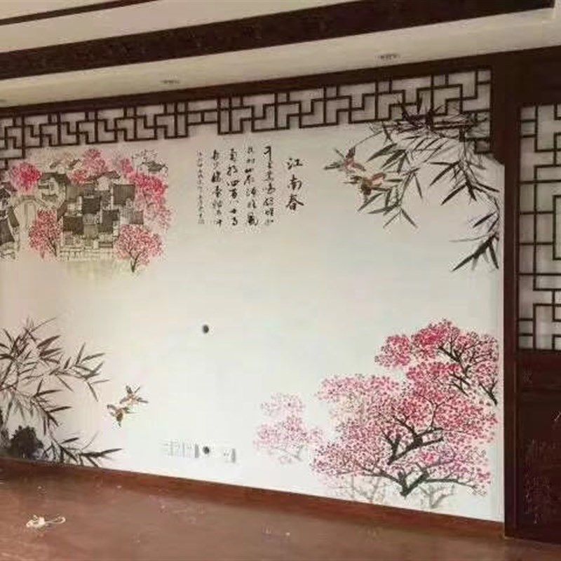 定做仿古门窗实木花格榫卯结构中式木雕屏风隔断竖条花格镂空栅栏
