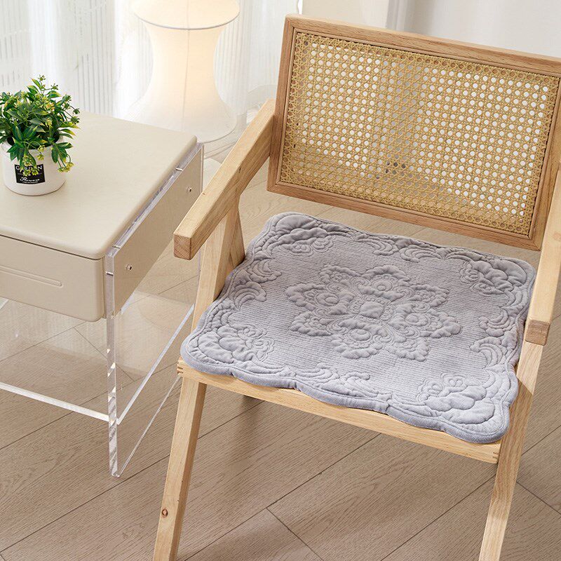 韩国秋冬季毛绒椅子垫凳s子餐桌坐垫靠背办公室板凳子学生加厚防