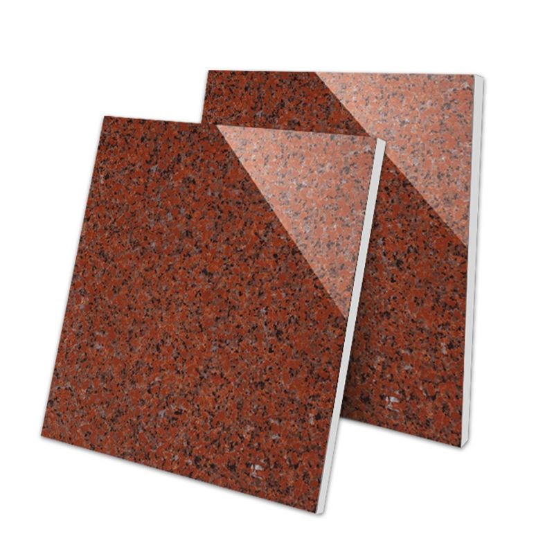 现代红麻石瓷砖岗岩客厅哑光防滑大理石地砖全抛釉地板砖800x800