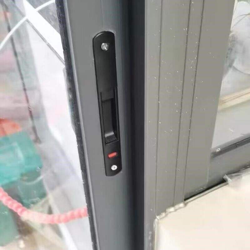 铝合金移门自动j锁老式玻璃推拉门锁 适用阳台单面窗门锁扣配件