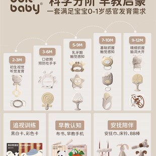 新生的儿见面礼盒套装送礼高档实用婴儿玩具0到6个月满月宝宝礼物