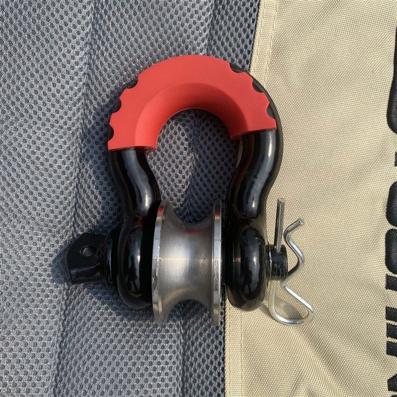 越野车绞盘定滑轮拖车卸扣3/4大号U型钩带滑轮套装滑轮组绞盘救援,搬运/仓储/物流设备,卸扣/锁扣/吊环/套环/吊钩,淘宝优惠券,粉丝福利购,淘宝优惠卷