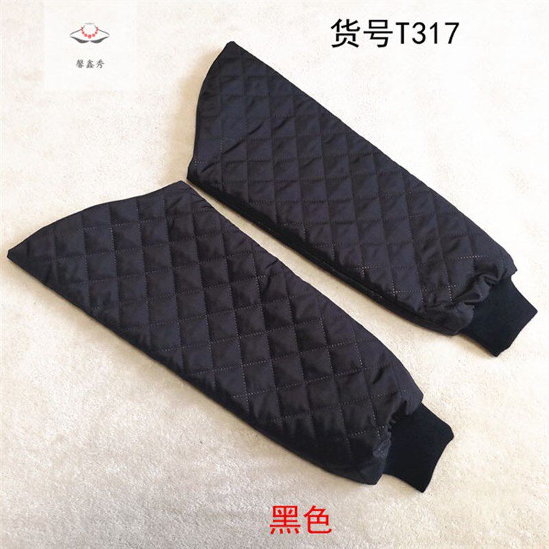 馨鑫秀 新款手臂套长款夹丝棉袖套假袖子秋.冬罗口护袖