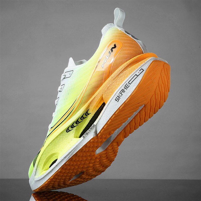 夏季男鞋透气薄款防臭运动鞋男青少年学生大童厚底超轻减震跑步鞋