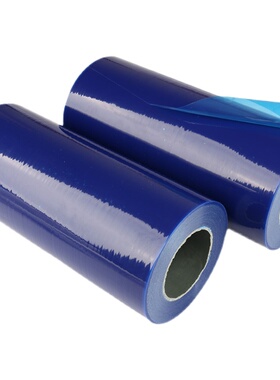 加厚蓝色pe保护膜1n0c高粘型材不锈钢金属五金贴膜胶带 自粘膜防