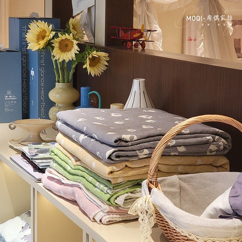 儿童婴儿床上床盖 三层纱多功能盖毯 四季毯 夏季幼儿园小薄被,床上用品,休闲毯/毛毯/绒毯,淘宝优惠券,粉丝福利购,淘宝优惠卷