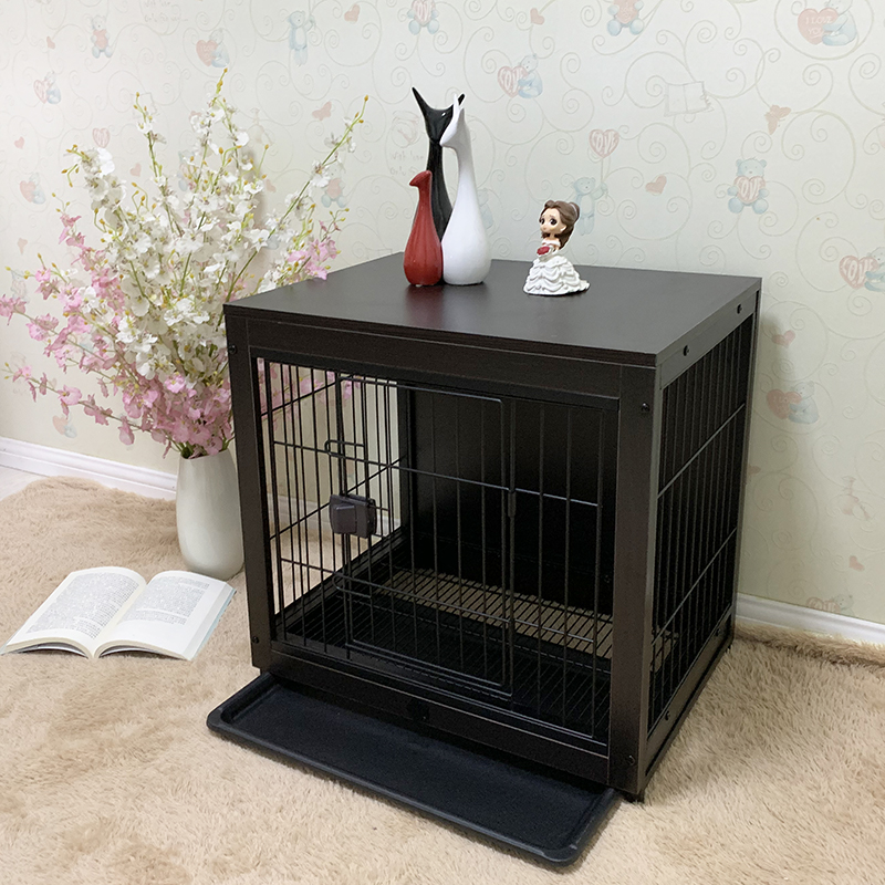 木质宠物狗笼室内狗别墅中小型犬狗狗围栏栅栏家用狗床猫兔笼子