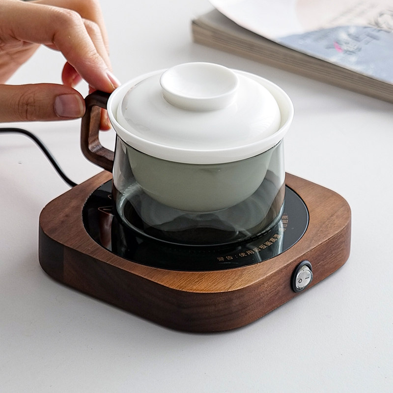 陶瓷耐高温玻璃泡茶杯带盖过滤水杯主人杯家M用简约办公恒温咖啡
