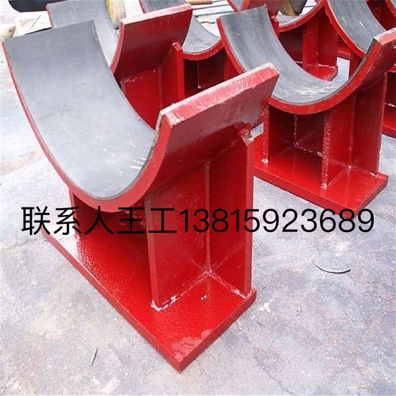 聚氨酯保冷管托蛭石隔热管托固定导向滑动M支架蒸汽管道定向支座
