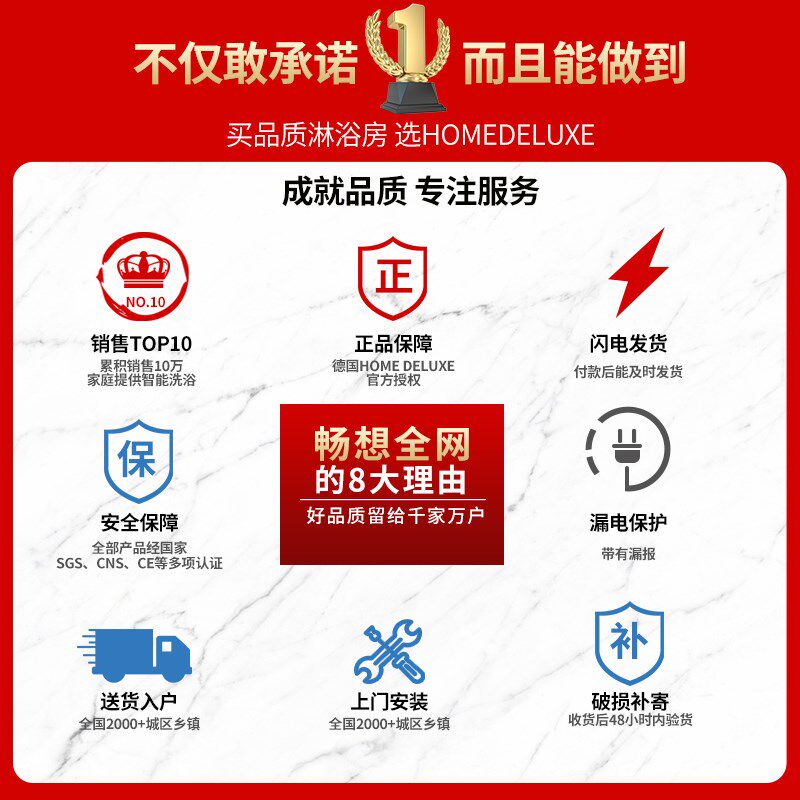 淋浴房整体浴室一体式家用沐浴集成农村带底盆暖风封闭玻璃洗澡间