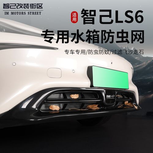 适用于智己Ls6专用中网防虫x网汽车前脸中网进气口保护罩改装配件