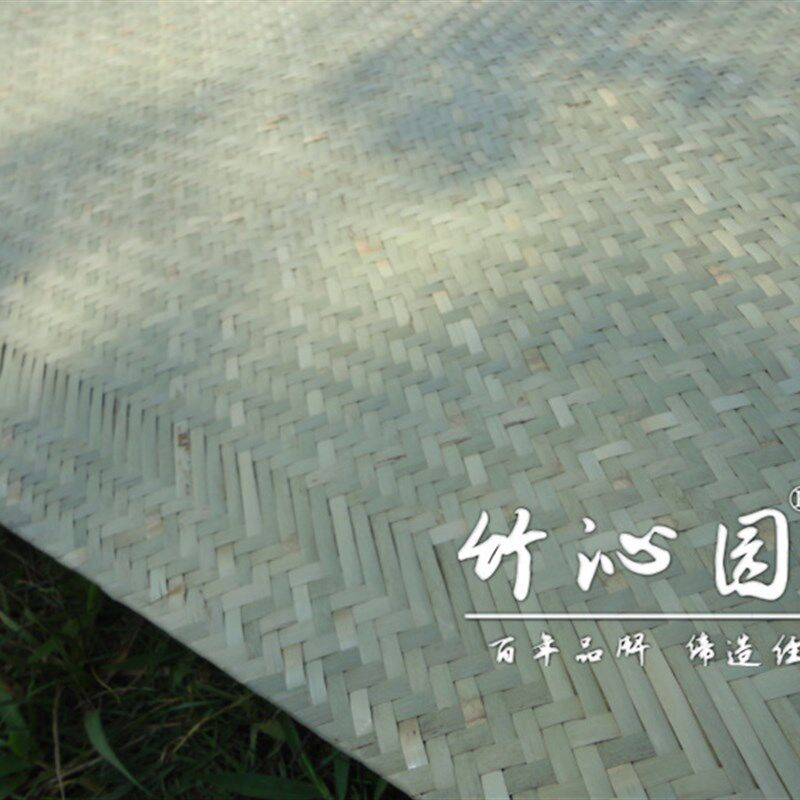 四川水竹编凉席 手工编织竹席 慈竹蔑席 头青层篾席子0.8 1.8米