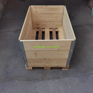 围板箱定制钢边箱木围板箱免熏蒸钢带箱无锡钢带箱钢边箱围板木箱