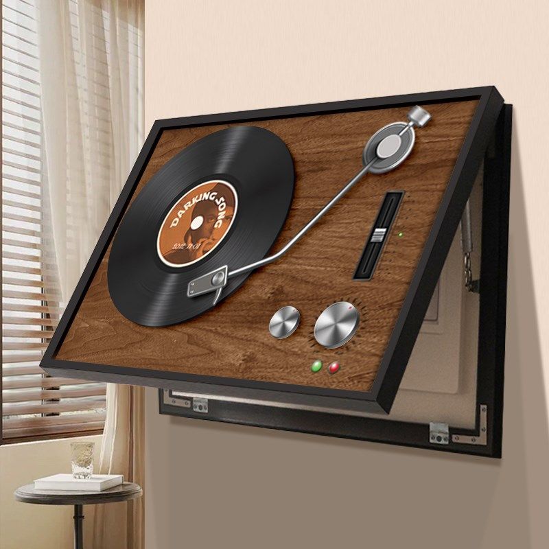 中古风电表箱装饰画遮挡画配电箱电闸弱电箱壁画开关盒遮丑挂画,家居饰品,电表箱装饰画,淘宝优惠券,粉丝福利购,淘宝优惠卷