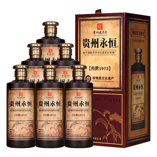 贵州永恒传世1973 贵州老字号酱香型白酒53度粮食高粱酒收藏送礼
