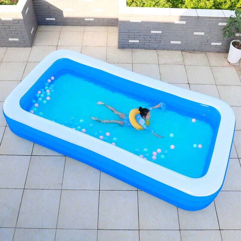 加厚儿童充气游泳池家用婴儿宝宝游泳桶家庭户外大人小孩大型水池