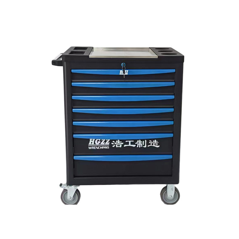 浩工396件汽修工具车套装大容量多功能工具车七抽屉汽车维修工具