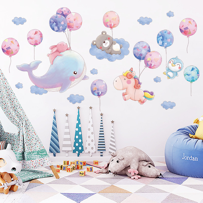 2024新年贴纸龙年过年墙上客厅电视背景墙面装饰品上方墙贴画年画