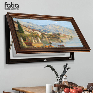 美式电表箱装饰画大尺寸配电箱遮挡箱超长L款免打孔电闸盒欧式挂