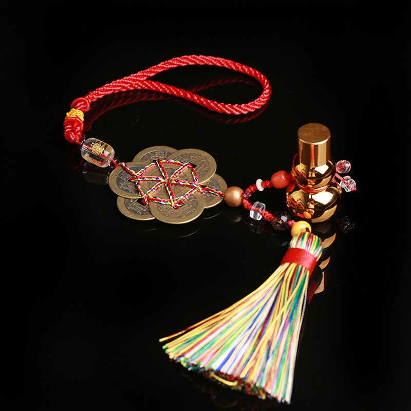 2024龙年太岁镇守令汽车挂件六帝葫芦属龙兔牛羊狗男女款吉顺意