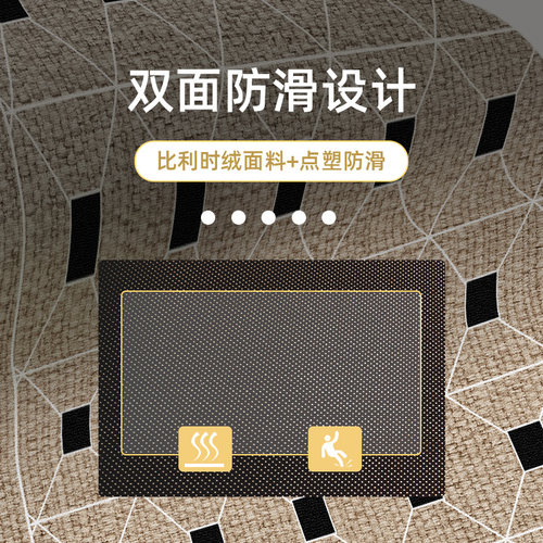 侘寂风入户门垫可裁剪进门防滑地垫客厅玄关地毯家用门口耐脏脚垫