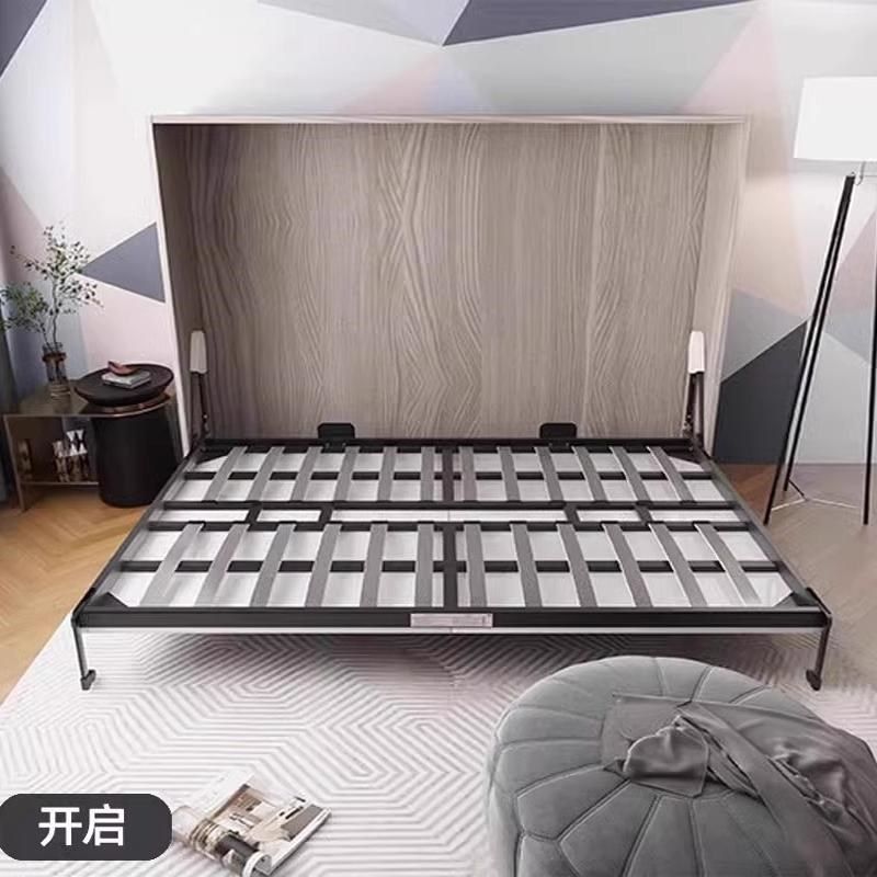 可折叠隐形床五金多功能墨菲床正翻壁床配件衣柜下翻加厚龙骨床架