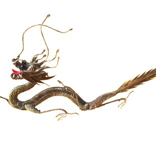 棕编动物工艺品棕遍龙草编动物长沙非遗传统手工艺清明景区热卖品