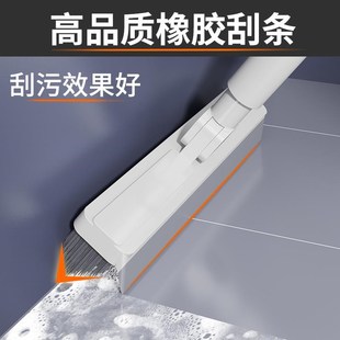 地板刷子卫生间长柄洗地刷缝隙浴室淋浴房洗墙清洁硬毛洗厕所瓷砖