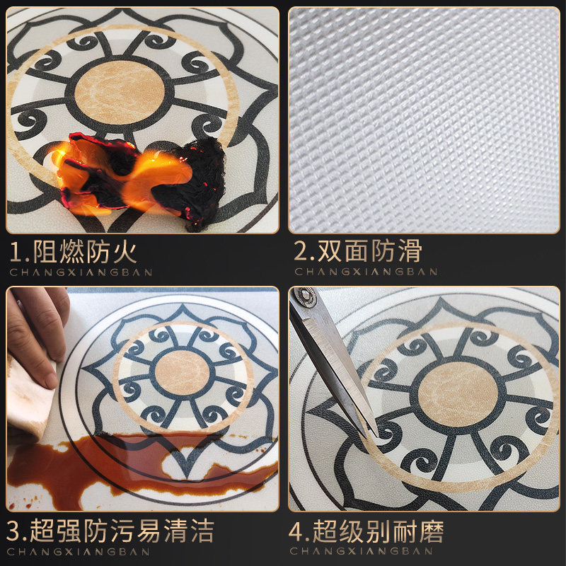电梯轿厢间地垫PVC地毯仿大理石地胶地板定制logo耐磨防火
