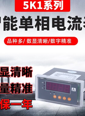 数显电流表 智g能单项电流表 长方形尺寸 SX48 CD195-5K1 可订做