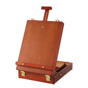 画箱手提式桌面油画箱画架收纳油画套装初学写生画箱便携式工具箱