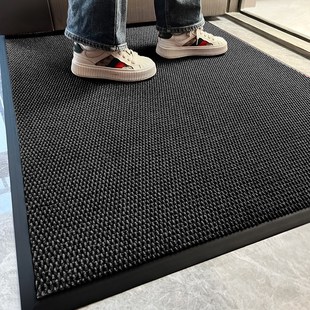 黑色入户门地垫高级感进门门垫门外脚垫家用门口进户门室外地毯