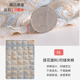 餐椅垫座椅四季 餐桌椅子垫子坐垫家用餐厅欧式 通用板凳子套罩加厚