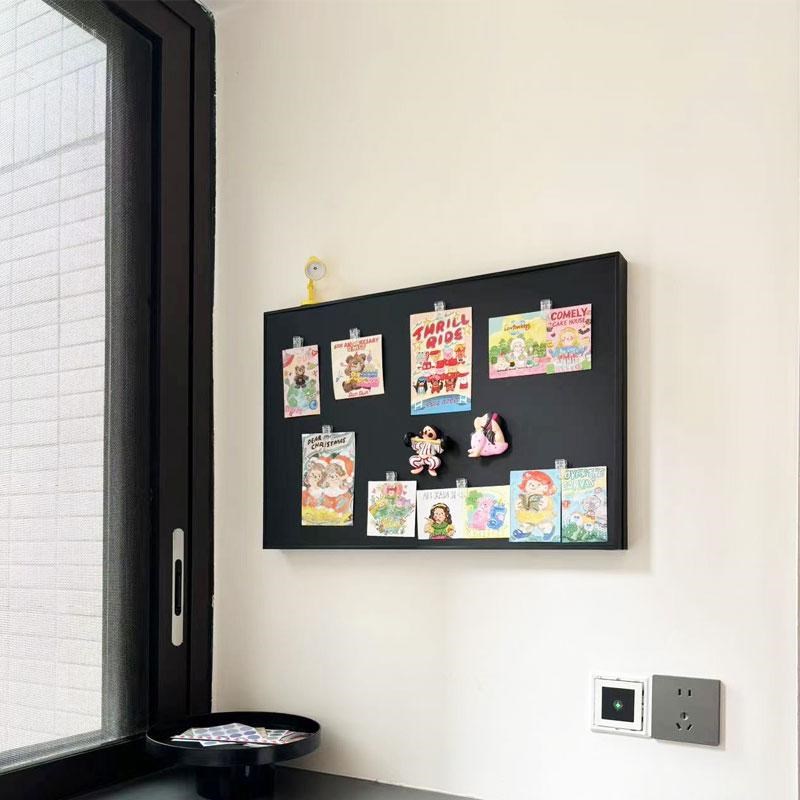 磁吸黑板电表箱遮挡装饰画diy冰箱贴改造配电箱挂画展示板照片墙