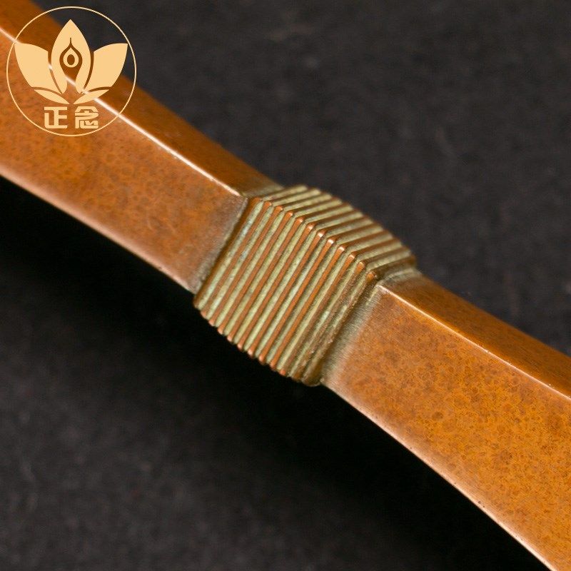 庆松堂苏工铜炉名家胡庆松制紫铜花器大花插家居茶室装饰摆件花瓶