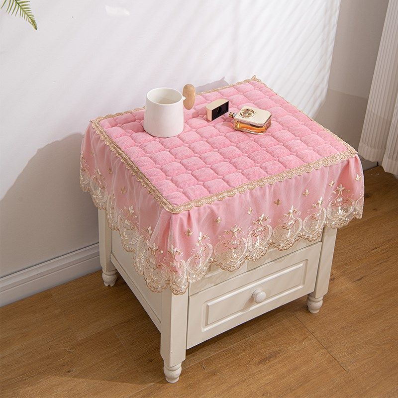 欧式蕾丝床头柜盖布套罩多用垫子罩盖巾卧室简约现代布艺防尘罩子,居家布艺,床头柜盖布,淘宝优惠券,粉丝福利购,淘宝优惠卷