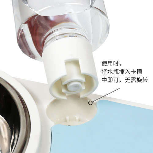 不湿嘴两用宠物h碗 狗碗猫碗双碗自动续水碗喝水猫食盆狗盆防打翻